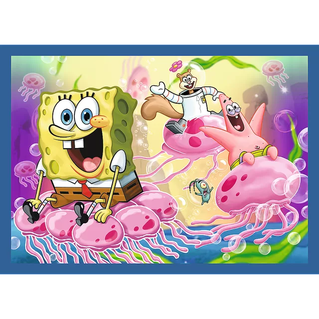 TREFL SPONGEBOB 4 dėlionių rinkinys &ndash; nuotrauka 2