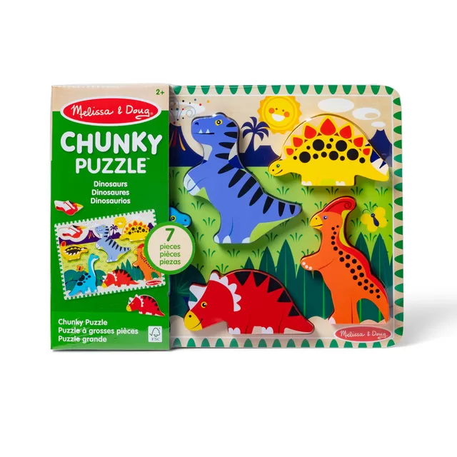 MELISSA & DOUG Dėlionė &bdquo;Dinozaurai&ldquo; &ndash; nuotrauka 3