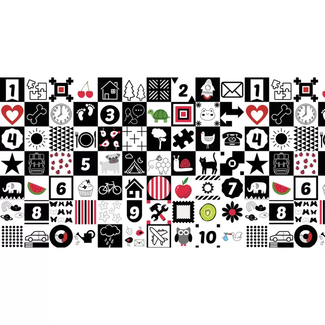 Bocioland mink&scaron;tas lankstomas žaidimų kilimėlis 150x200 cm koriai BL121 &ndash; nuotrauka 2