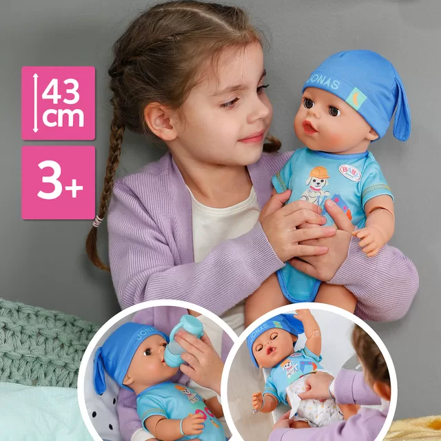 BABY BORN &bdquo;Click & Play&ldquo; Lėlytė JONAS, 43 cm &ndash; nuotrauka 6