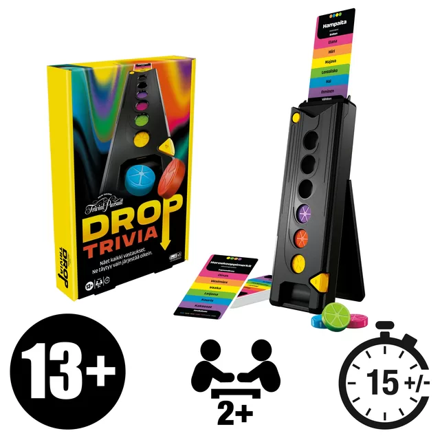 HASBRO GAMING Trivial Pursuit Drop Trivia Game FIN &ndash; nuotrauka 5