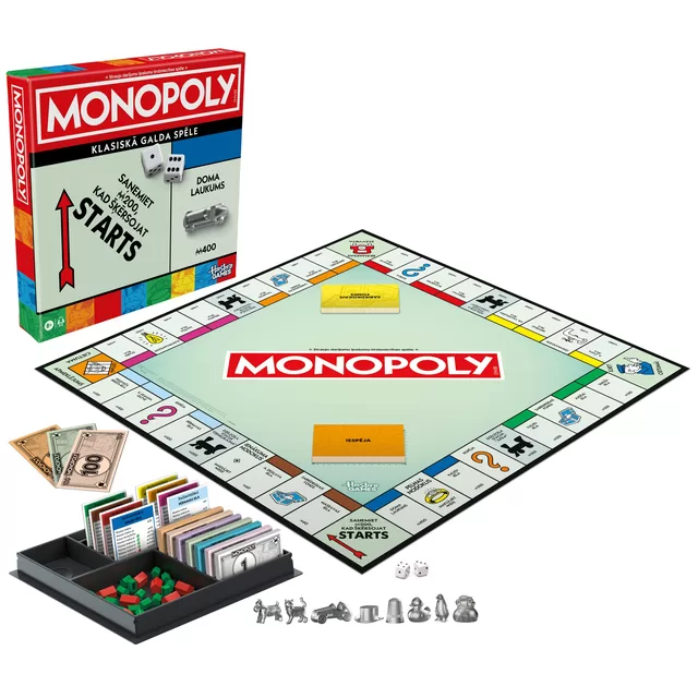 MONOPOLY Žaidimas &bdquo;Monopolis&ldquo;, latvių k. &ndash; nuotrauka 3