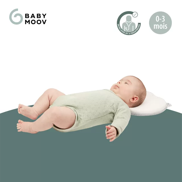 Babymoov pagalvė kūdikiui &scaron;irdelė Lovenest pilka balta A050231 &ndash; nuotrauka 2