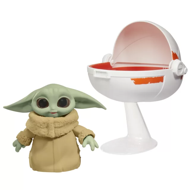 Star Wars Interaktyvus pliu&scaron;inis Wild Ridin&acute; Grogu, 12 cm &ndash; nuotrauka 4