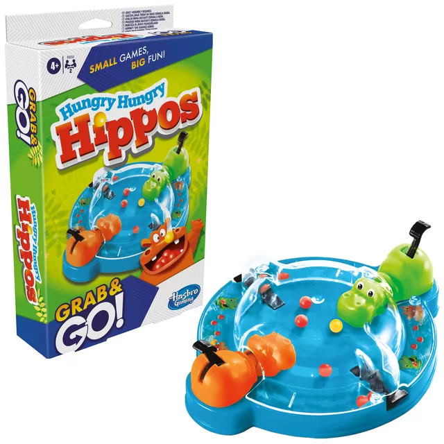 HASBRO GAMING &bdquo;Grab&Go&ldquo; kelioninis žaidimas &bdquo;Alkani begemotai&ldquo; &ndash; nuotrauka 4