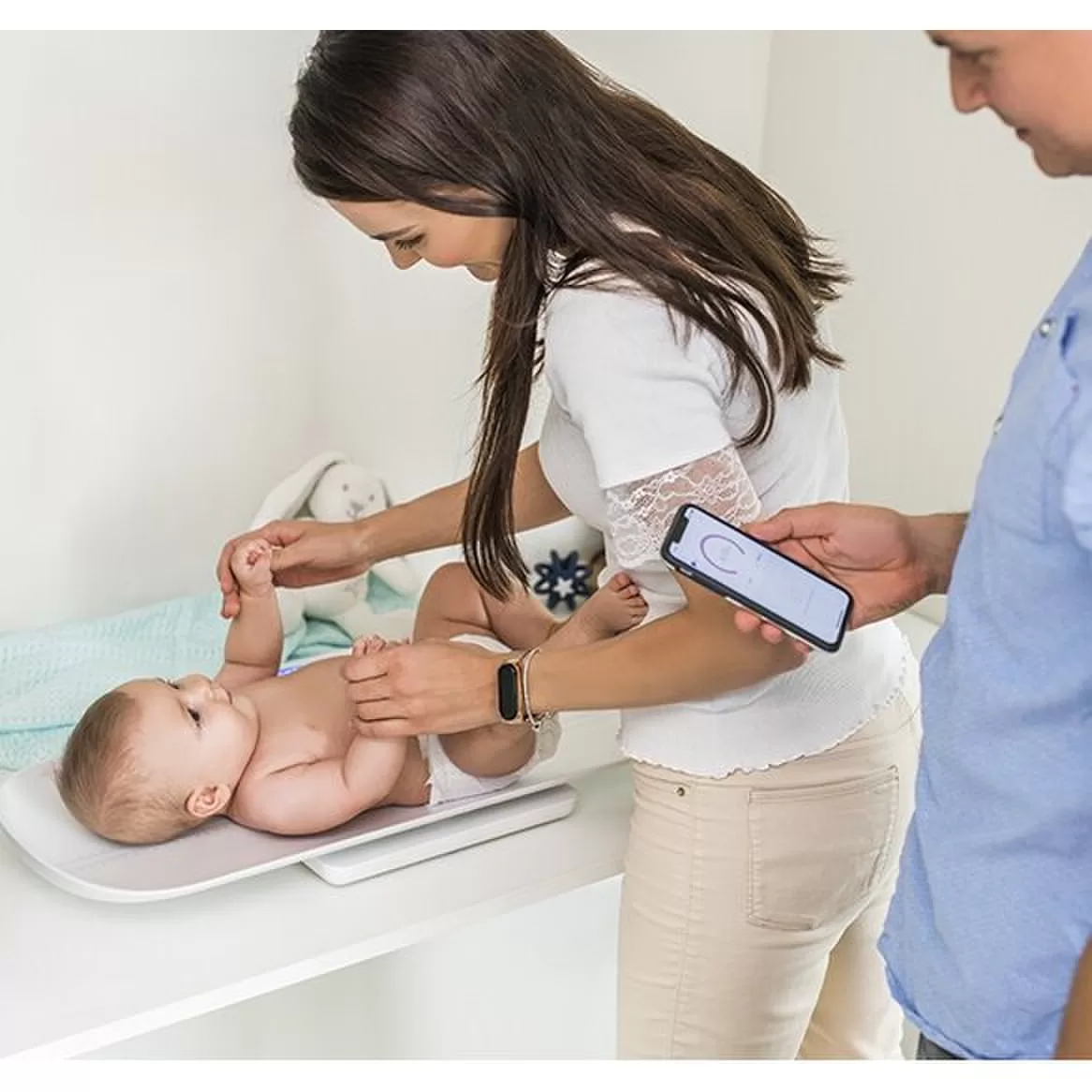 BabyOno elektroninės kūdikių svarstyklės, 2 in1, 798 &ndash; nuotrauka 4