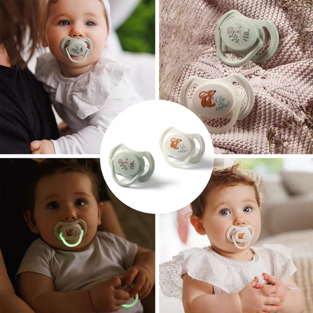 Babyono čiulptukas silikoninis simetrinis 6-18m 1669/02 &ndash; nuotrauka 4