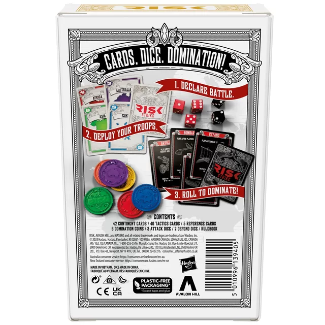 HASBRO GAMING Kortų žaidimas &bdquo;Rizikingas ėjimas&ldquo;, EN &ndash; nuotrauka 3
