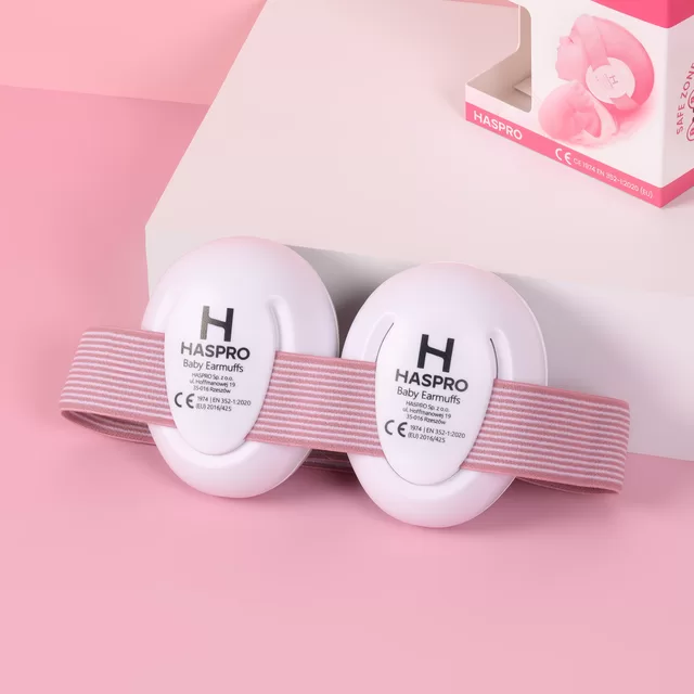 Haspro apsauginės ausinės kūdikiams rožinės BE05G BE05G &ndash; nuotrauka 6
