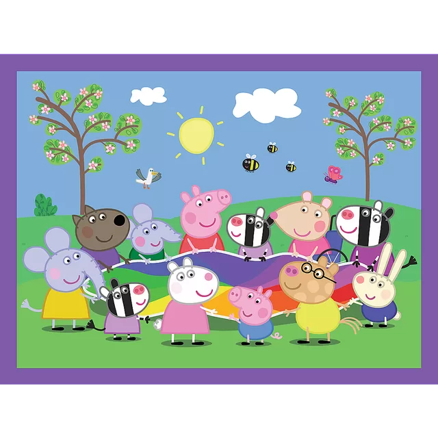 Peppa Pig TREFL 30+ 48+ 24 memo kortelės, dėlionė-žaidimas &bdquo;Pepa&ldquo; &ndash; nuotrauka 3