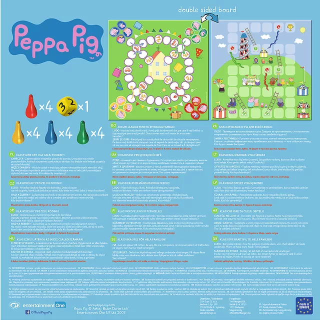 Peppa Pig TREFL Stalo žaidimas 2 in 1 &bdquo;Kiaulytė Pepa&ldquo; &ndash; nuotrauka 2