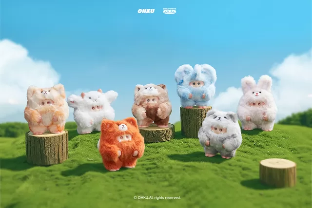 GIGGLE MONSTER Blind box vinilinis pliu&scaron;as &ndash; Furry Forest serija &ndash; nuotrauka 9