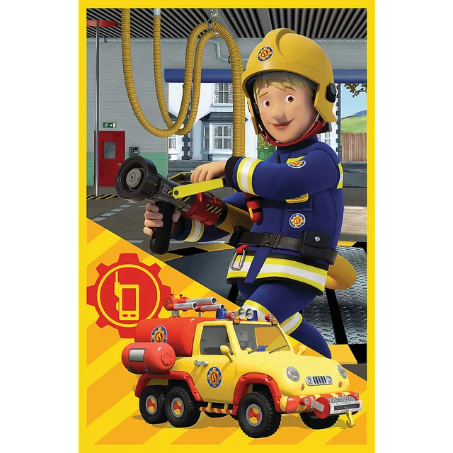 TREFL FIREMAN SAM Dėlionių rinkinys &bdquo;Ugniagesys Semas&ldquo;, 3 x 50 det. &ndash; nuotrauka 2