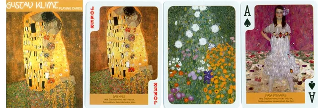 PIATNIK Žaidimo kortos &bdquo;Gustavas Klimtas&ldquo; &ndash; nuotrauka 3