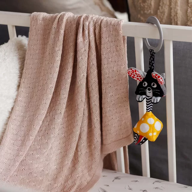 Babyono pledas megztas bambukinis rudas 1673/03 1673/03 &ndash; nuotrauka 2