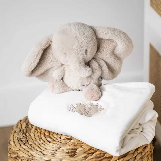 NATTOU Fanfan plush toy elephant sand, 26cm &ndash; nuotrauka 3