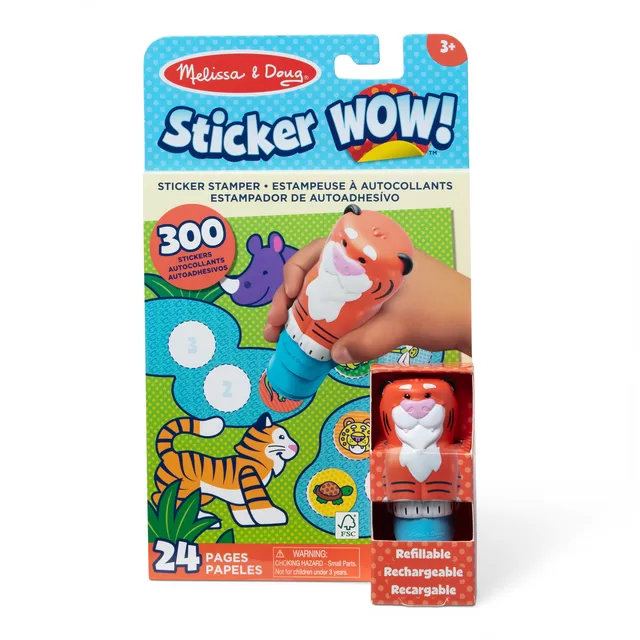 MELISSA & DOUG STICKER WOW! Veiklos knygelė &bdquo;Tigras&ldquo; &ndash; nuotrauka 3