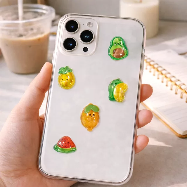 TIKI WIKI 3D lipdukų rinkinys - Crystal: Fruits &ndash; nuotrauka 3