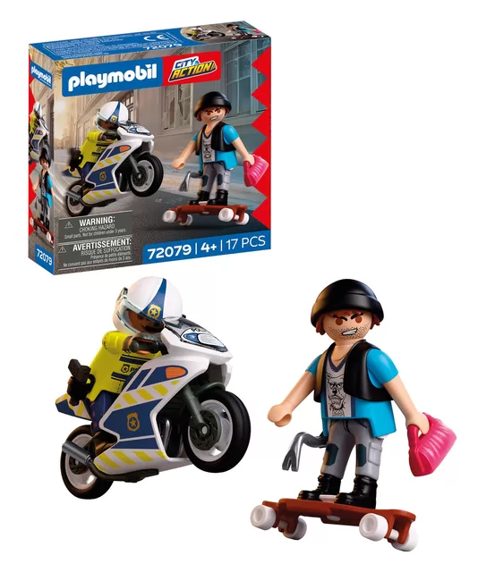 PLAYMOBIL Motorcycle Chase 72079 &ndash; nuotrauka 2