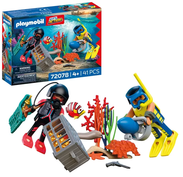 PLAYMOBIL Police Diver with Treasure 72078 &ndash; nuotrauka 2