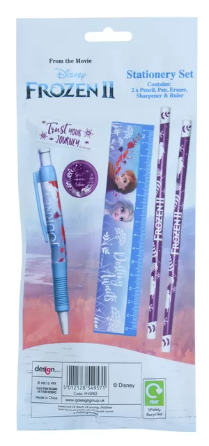 Disney Frozen 2 ra&scaron;ymo rinkinys, 6 vnt., STATIONERY SET &ndash; nuotrauka 2