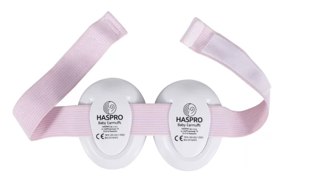 Haspro apsauginės ausinės kūdikiams rožinės BE05G BE05G &ndash; nuotrauka 2
