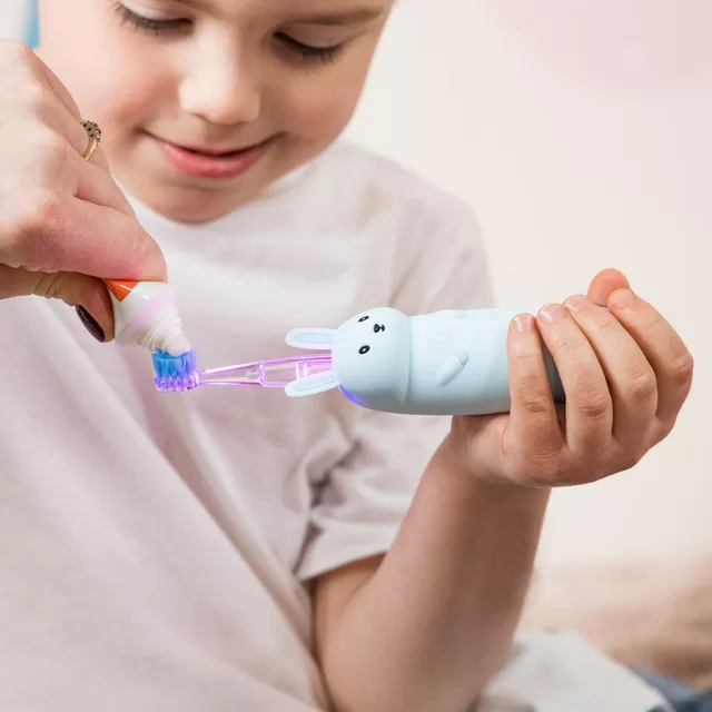 InnoGiO elektrinis dantų &scaron;epetėlis triu&scaron;is mėlynas GIO-455BLUE &ndash; nuotrauka 11