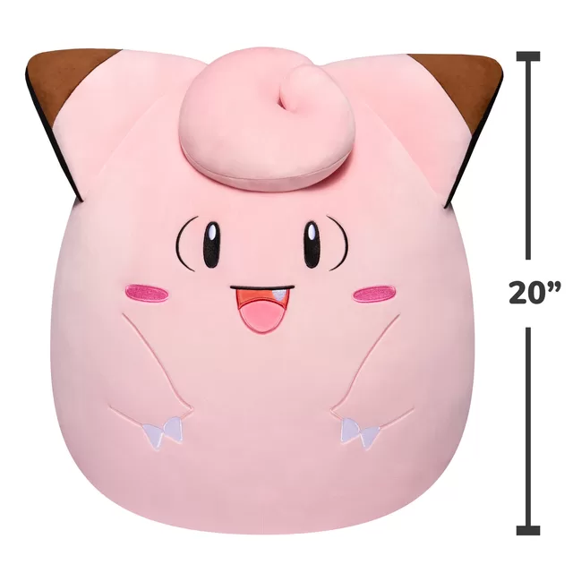SQUISHMALLOWS POKEMON Pliu&scaron;inis žaislas Clefairy, 50 cm &ndash; nuotrauka 6