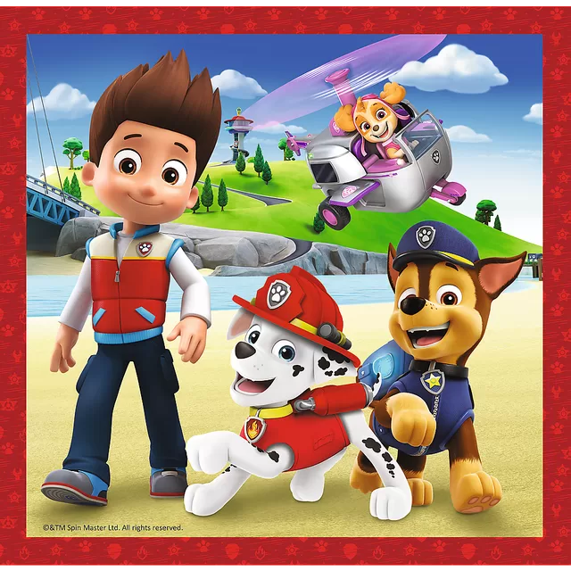 PAW PATROL TREFL 3 dėlionių rinkinys &bdquo;&Scaron;uniukas-patrulis&ldquo; &ndash; nuotrauka 2