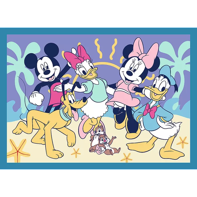 TREFL DISNEY 4 dėlionių rinkinys &bdquo;Peliukas Mikis&ldquo; &ndash; nuotrauka 4