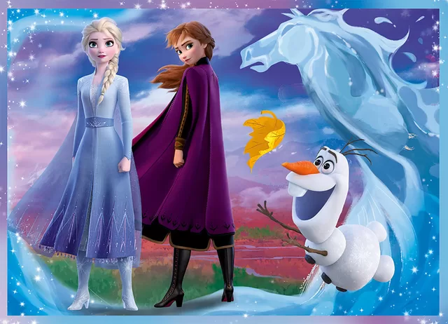 FROZEN TREFL 4 dėlionių rinkinys &bdquo;Ledo &scaron;alis 2&ldquo; &ndash; nuotrauka 3