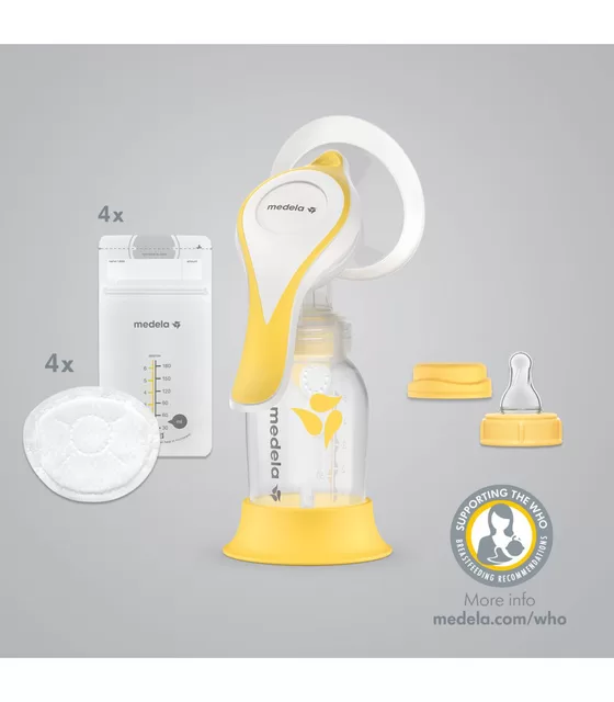 Medela rankinis pientraukis su stimuliacija Harmony + PRIEDAI &ndash; nuotrauka 2