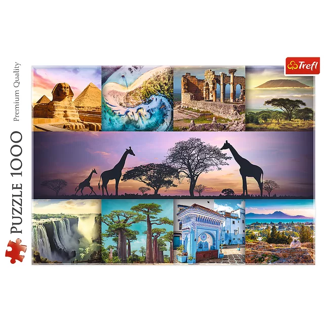 TREFL Dėlionė &bdquo;Afrika&ldquo;, 1000 det. &ndash; nuotrauka 2