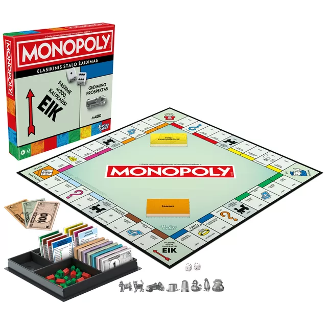MONOPOLY Žaidimas &bdquo;Monopolis&ldquo;, (lietuvių kalba) &ndash; nuotrauka 3