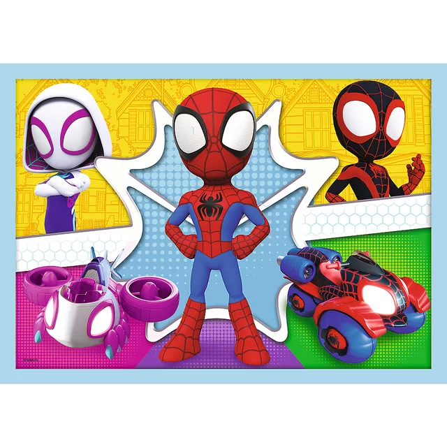 SPIDER-MAN TREFL 12+24+20+15 dėlionių rinkinys &bdquo;Spidey&ldquo; &ndash; nuotrauka 4