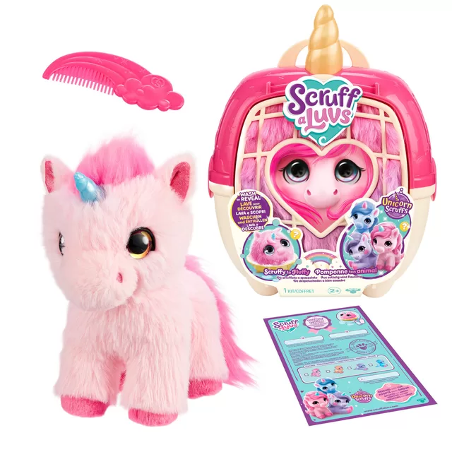 SCRUFF-A-LUVS Pliu&scaron;inis gyvūnėlis &bdquo;Vienaragis&ldquo;, 19 cm &ndash; nuotrauka 2