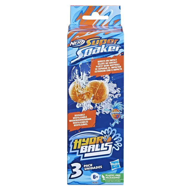 NERF SUPERSOAKER NERF SUPER SOAKER Vandens kamuoliukai, 3 vnt. &ndash; nuotrauka 2