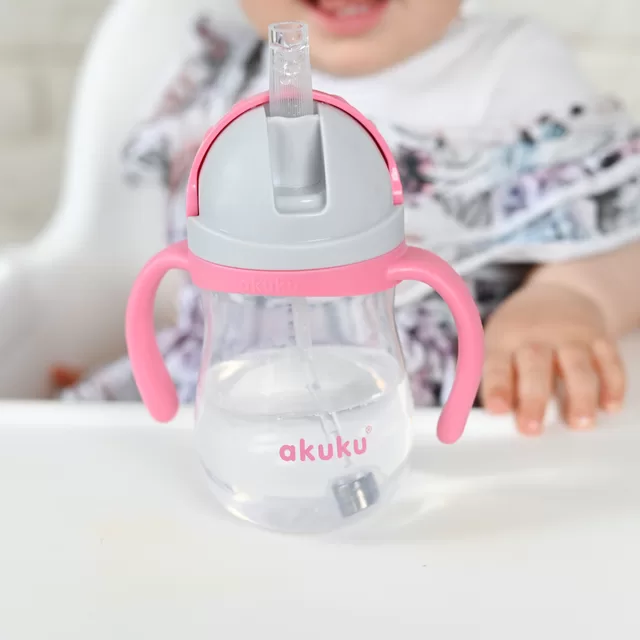 Akuku puodelis su &scaron;iaudeliu 280ml rožinis A0676 &ndash; nuotrauka 8