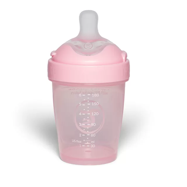 Twistshake buteliukas antikolikinis Pro Double 180ml rožinis 79008 &ndash; nuotrauka 3
