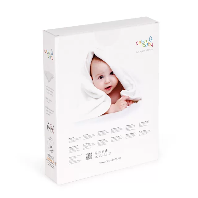 Cebababy Pledas Jersey 90x100 rombai &ndash; nuotrauka 4