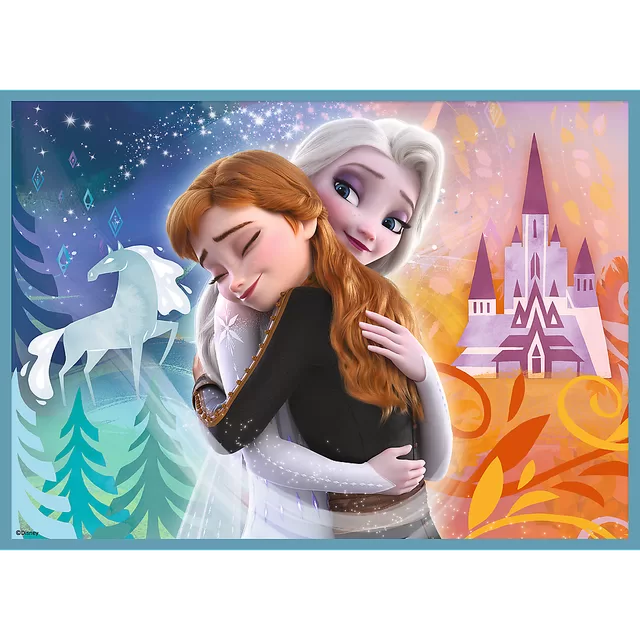 FROZEN TREFL 4 dėlionių rinkinys &ndash; nuotrauka 4