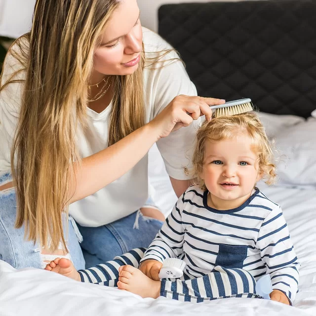 BabyOno natūralių &scaron;erių plaukų &scaron;epetys &scaron;ukutės mėtinis 567/03 &ndash; nuotrauka 2