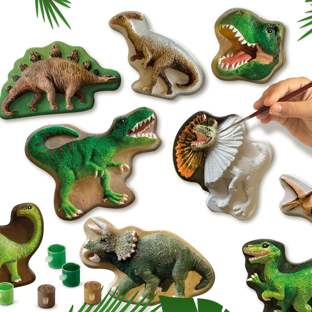 SES Kūrybinis rinkinys &bdquo;Gipsiniai dinozaurai&ldquo; &ndash; nuotrauka 4