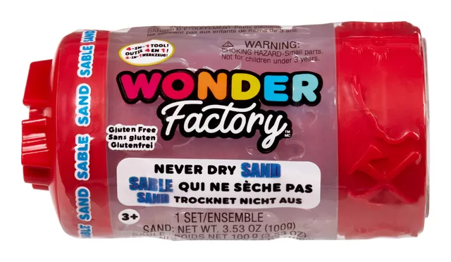 WONDER FACTORY NEVER DRY Kinetinis smėlis, 1 vnt. &ndash; nuotrauka 3
