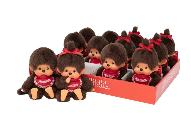 MONCHHICHI beždžionėlė su kūdikiu "Beany", 14 cm &ndash; nuotrauka 5
