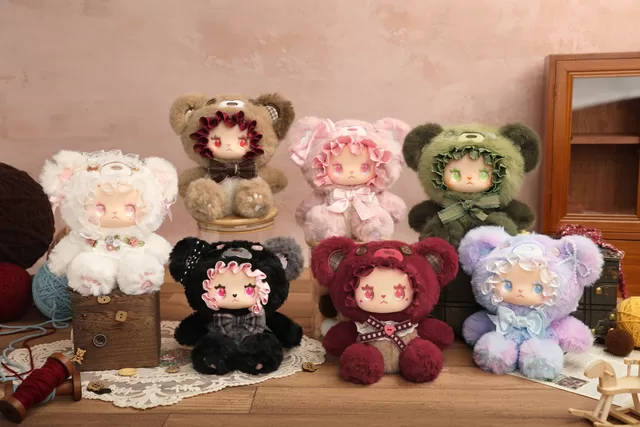 LUCKY EMMA Lovely Emma Pliu&scaron;inis raktų pakabukas-siurprizas - Bear Alliance Series &ndash; nuotrauka 2