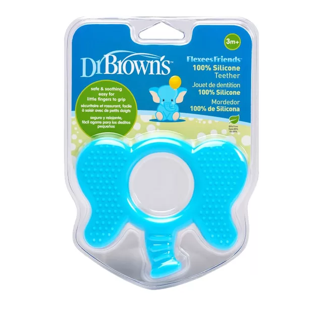 DR. BROWN'S silikoninis kramtukas nuo 3 mėn., Drambliukas, TE002-P2 &ndash; nuotrauka 4