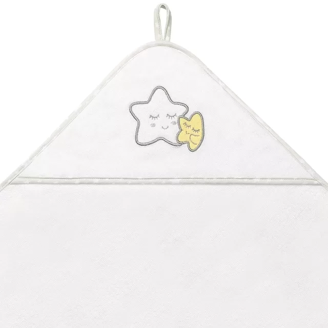 BabyOno rank&scaron;luostis su gobtuvu frotinis 100x100, baltas TERRY, 142/07 &ndash; nuotrauka 2