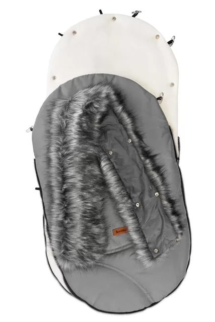 Sensillo Sensillo vokelis vežimėliui, ESKIMO, 100x46, pilkas, 8332 8332 &ndash; nuotrauka 2