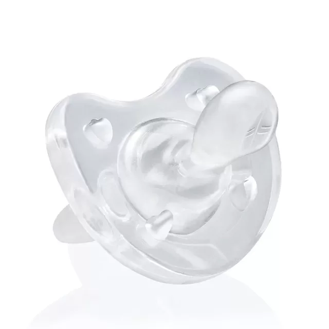 Chicco čiulptukas ortodontinis PHYSIO SOFT, 6-12M+, i&scaron; silikono &ndash; nuotrauka 2
